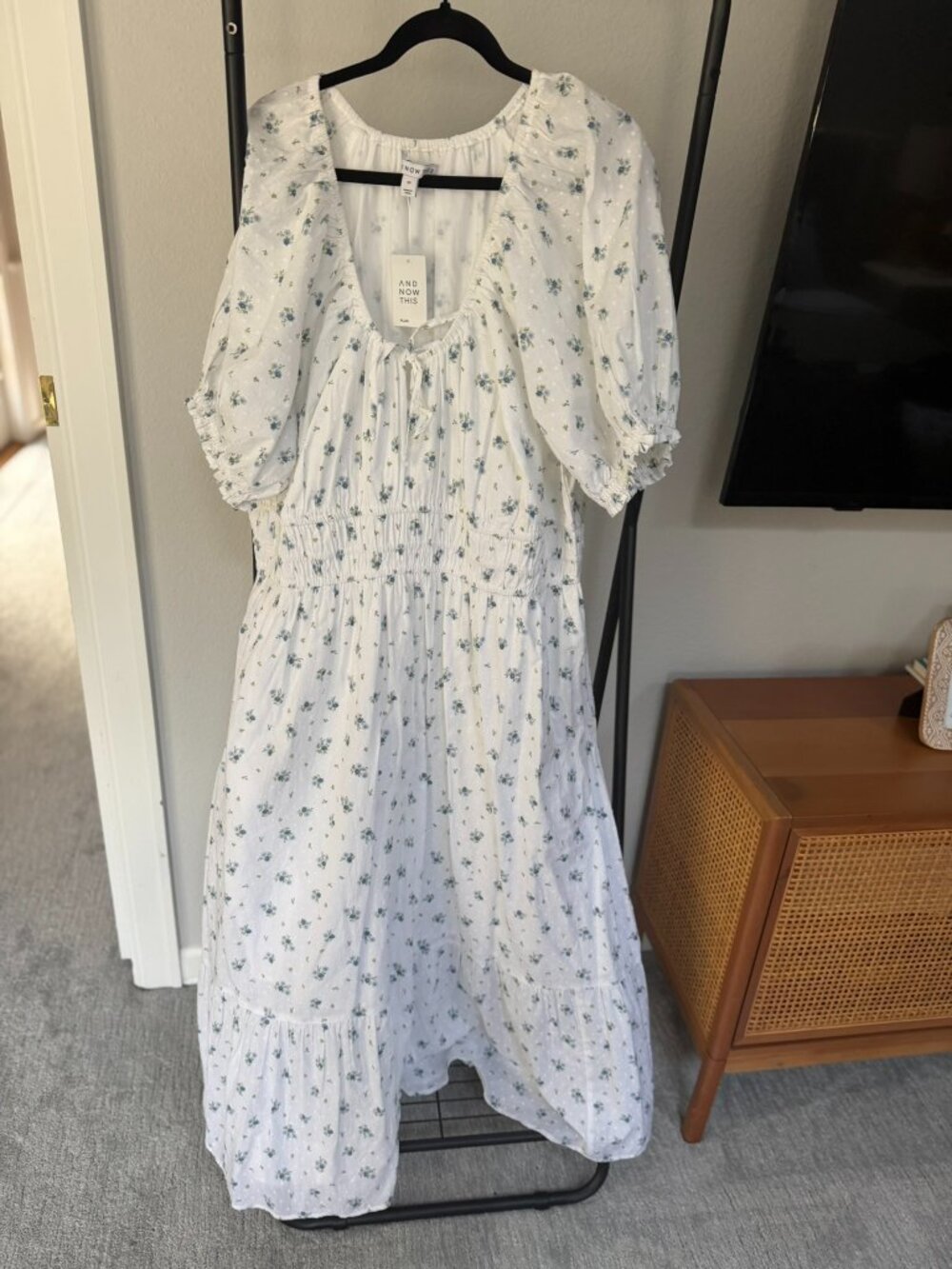 Brand New White Dress with Tags, Size 3X